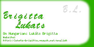 brigitta lukats business card